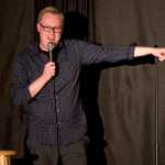 Corin Hughes_Skandijs performs as a member of Club Baby Seal at the sold-out stand up comedy performance at Gold town Nickelodeon on Saturday.