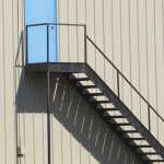 The back of a local cinema.