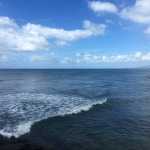 And the surf rolls in at A La Moana Beach, Hawaii.