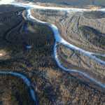 Patterns in the Chena River on Oct. 23