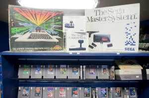 Older video games hardware and software on display at Game On in the Airport Mini Mall on Thursday.