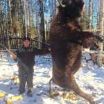 Local kid filled his Bison tag: Dillon Tomaro in Delta Junction on Nov. 12.
