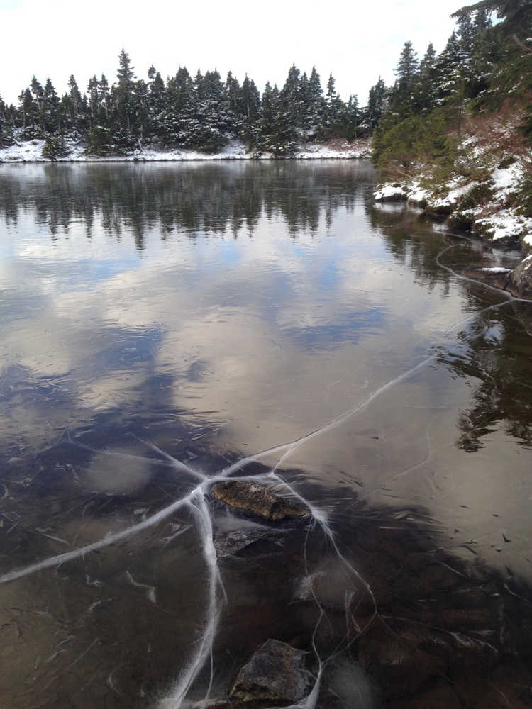 Frozen Naked Man Lake.
