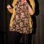 Alicia Hughes-Skandijs performs as a member of Club Baby Seal at the sold out stand up comedy performance at Gold Town Nickelodeon in October.