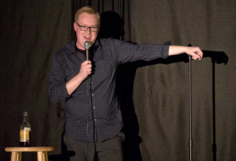 Corin Hughes-Skandijs performs as a member of Club Baby Seal at the sold out stand up comedy performance at Gold Town Nickelodeon in October.