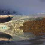 Mendenhall Glacier reflection.
