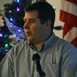 Eaglecrest Manager Matt Lillard speaks to the Juneau Chamber of Commerce during its weekly luncheon Thursday. Lillard said that the ski area is working hard to restore confidence in skiers who have been hesitant to buy season passes after two low-snow seasons.