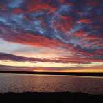 Sunset off the Dalton Highway.