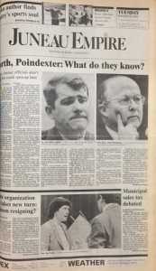 The front page of the Juneau Empire for Dec. 9, 1986