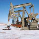 This Feb. 26, 2015 photo, shows an oil well on the Fort Berthold Indian Reservation near Mandaree, North Dakota.