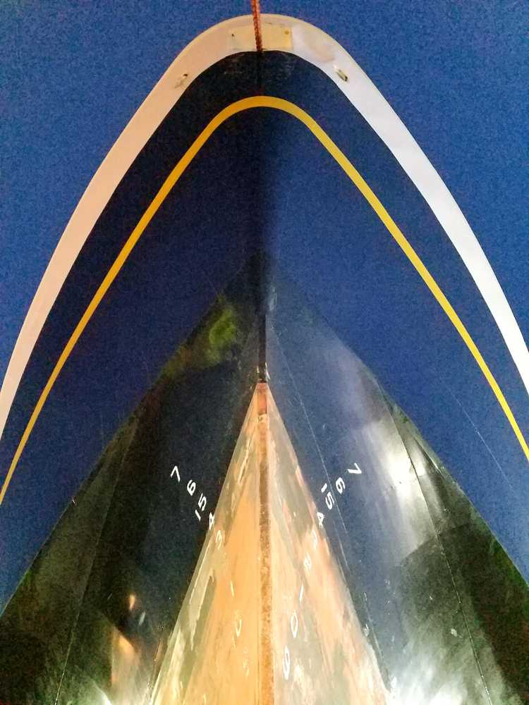 State Ferry LeConte in drydock at Vigor Shipyard in Ketchikan.