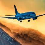 Alaska Airlines coming in for a landing on Dec. 9.