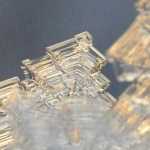 Glittering frost crystal at Steep Creek.