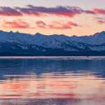 Colorful sunset, Eagle Beach.