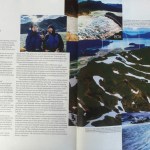 The photo spread, which misplaces Mendenhall Glacier in Auke Bay. The magazine has since corrected the errors online and said a correction will be printed in the November issue.
