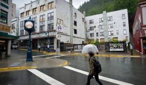 The Gastineau Apartments, before it was torn down. (Michael Penn | Juneau Empire File)