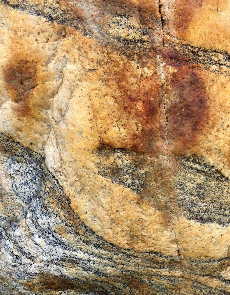 Colorful designs on a Twin Lakes rock, Aug. 4. (Denise Carroll | Courtesy Photo)