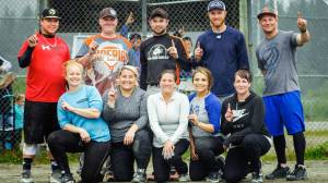 The upper division winners of the 22nd Annual Coed Softball Benefit Tournament: BrokeBat Mountain. (Courtesy Photo | Katie Damien)