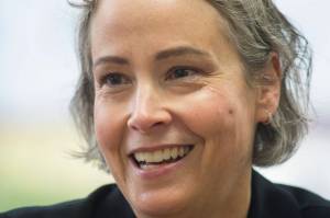 City Attorney Amy Mead talks about her career on Thursday, August 16, 2018, as she prepares to start her new job on Monday as a Superior Court Judge. (Michael Penn | Juneau Empire)