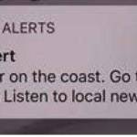 A Wireless Emergency Alert message is seen during the tsunami false alarm in January. A similar message will appear on cellphones at 10:18 a.m. Sept. 20. (Courtesy Photo | Alaska Division of Homeland Security and Emergency Management)
