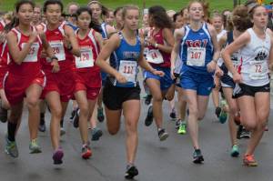 TMHS freshman Kiah Dihle (center). (James Poulson | Sitka Sentinel)