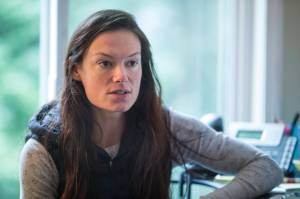 Carrie Amott, a peer support coordinator at JAMHI Health & Wellness Inc., talks about an upcoming Juneau Recovery Fest 2018 to be held on Saturday, Sept. 15, from 12:30 pm to 4:30 pm at Centennial Hall. (Michael Penn | Juneau Empire)