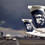 Alaska Airlines jets line a terminal as other plans move toward them on arrival Wednesday, Dec. 16, 2015, at Seattle-Tacoma International Airport, in SeaTac, Wash. Boeing Co., Alaska Airlines and the Port of Seattle announced Wednesday that they are partnering on a $250,000 study to explore how to bring more aviation biofuel to airplanes at Seattle-Tacoma International Airport. Executives for the companies and port signed an agreement, saying the study will help stimulate production of alternatives to conventional jet fuel. They say the longer term plan is to incorporate more biofuel into the airport’s fuel farm, which is used by all 26 airlines.