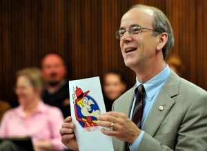 Sen. Hollis French, D-Anchorage, pictured in Juneau Aug. 1, 2008