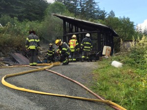 CCFR on scene at the fire Tuesday afternoon