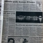 The front page of the Empire on July 21, 1986