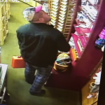 The man police suspect of stealing two rifles from a traveler at the Juneau International Airport curb on Oct. 27.