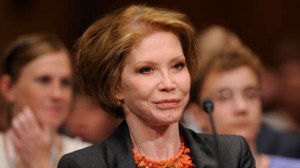 This June 24, 2009 photo shows actress Mary Tyler Moore before the Senate Homeland Security and Governmental Affairs Committee hearing on Type 1 Diabetes Research on Capitol Hill in Washington. Moore died Wednesday, Jan. 25, 2017, at age 80. (Susan Walsh | The Associated Press file)