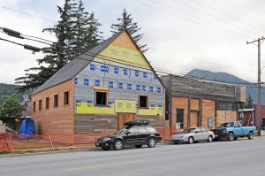 A modern photo of Skagway&rsquo;s YMCA Gymnasium. Photo by David Curl.