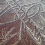 Frost on the hood of Ron Taug&rsquo;s Ford Ranger. Photo by Ron Taug.