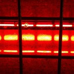 Solarium heating element on the upper deck. Photo by Vanessa Sinclair.