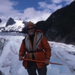 Mike Miller poses on the Juneau icefield in June 1980. (Courtesy of Kevin Miller)