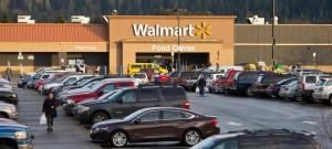 In this file photo from January 2016, vehicles fill the Juneau Walmart parking lot on the first day of its going out of business sale. Juneau&rsquo;s Walmart, which has been open since 2007, was among 154 stores in the U.S. being &ldquo;pruned&rdquo; from the corporate tree, according to Walmart spokesperson Delia Garcia. About 180 Juneau residents lost their jobs. (Michael Penn | Juneau Empire File)