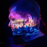 A test that Ron Gile did on his son, Brad Gile. Photo by Ron Gile.