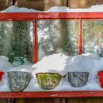 Flower pots await the breath of spring. Photo by Kerry Howard.