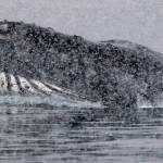 A humpback whale lunge feeding in a blizzard. (Photo by Kerry Howard)