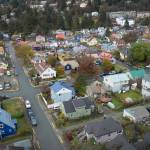 An area known as the &ldquo;Flats&rdquo; in downtown Juneau. (Michael Penn | Juneau Empire File)