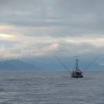 A troller with Yakobi Island in the background, a picture of the area written about in &ldquo;The Mysteries of Yakobi Island&rdquo; from &ldquo;Haunted Inside Passage.&rdquo; Photo by Bjorn Dihle.