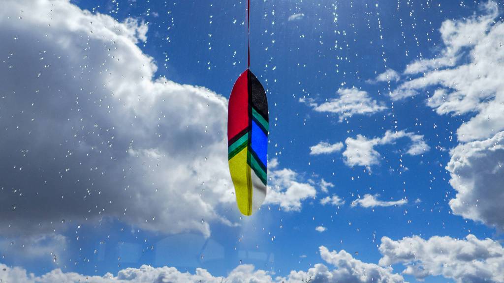 The snow is melting and the sky is blue! Photo by Kerry Howard.