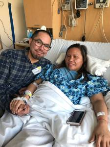 John David and Lorevie Rowe are expecting spontaneous identical triplets, an occurrence so rare some estimate it happens only one out of every 200 million births. (Submitted photo)