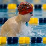 Juneau-Douglas&rsquo; Aidan Seid races in the boys 200 yard IM race during the 2016 ASAA/First Natinal Bank Alaska Swim & Dive State Championships at the Dimond Park Aquatics Center on Saturday, Nov. 5, 2016. (Michael Penn | Juneau Empire File)