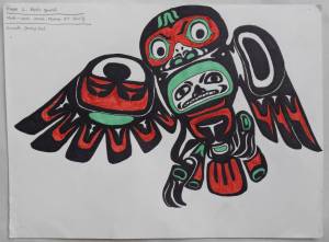 PHOTO COURTESY OF JDHS Juneau-Douglas High School sophomore Evan Rodriguez&rsquo;s &ldquo;Great Gray Owl&rdquo; won second place in a statewide art competition and will be on display at the Spring Semester Art Show at JDHS this week.