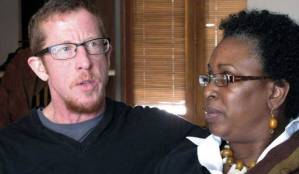 In this March 30, 2012, photo, Drew Phoenix, left, speaks to a reporter in Anchorage. (Rachel D&rsquo;Oro | Associated Press File)