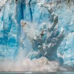 Calving on the North Sawyer Glacier on May 15. (Photo by Kerry Howard)