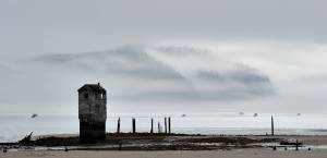Fishing boats stream out Gastineau Channel in August 2013. (Michael Penn | Juneau Empire)