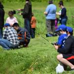 Young anglers learn how to sport fish at Family Fishing Day at Twin Lakes on June 3, 2017. (Kevin Gullufsen | Juneau Empire)